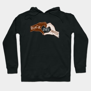 Black Lives Matters - Heart Hands Hoodie